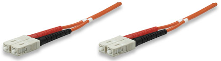 0766623470025 - INTELLINET Glasfaser LWL-Anschlusskabel Duplex Multimode