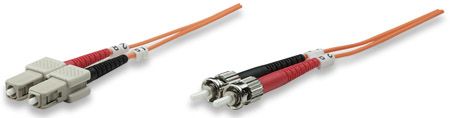 0766623470131 - INTELLINET Glasfaser LWL-Anschlusskabel Duplex Multimode