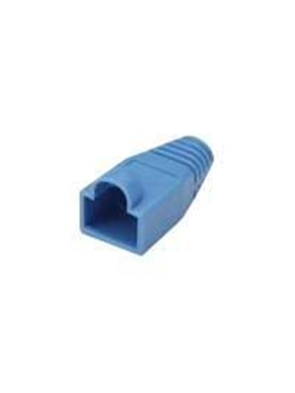 0766623504393 - RJ45 Plug Blue Cable Boot 1