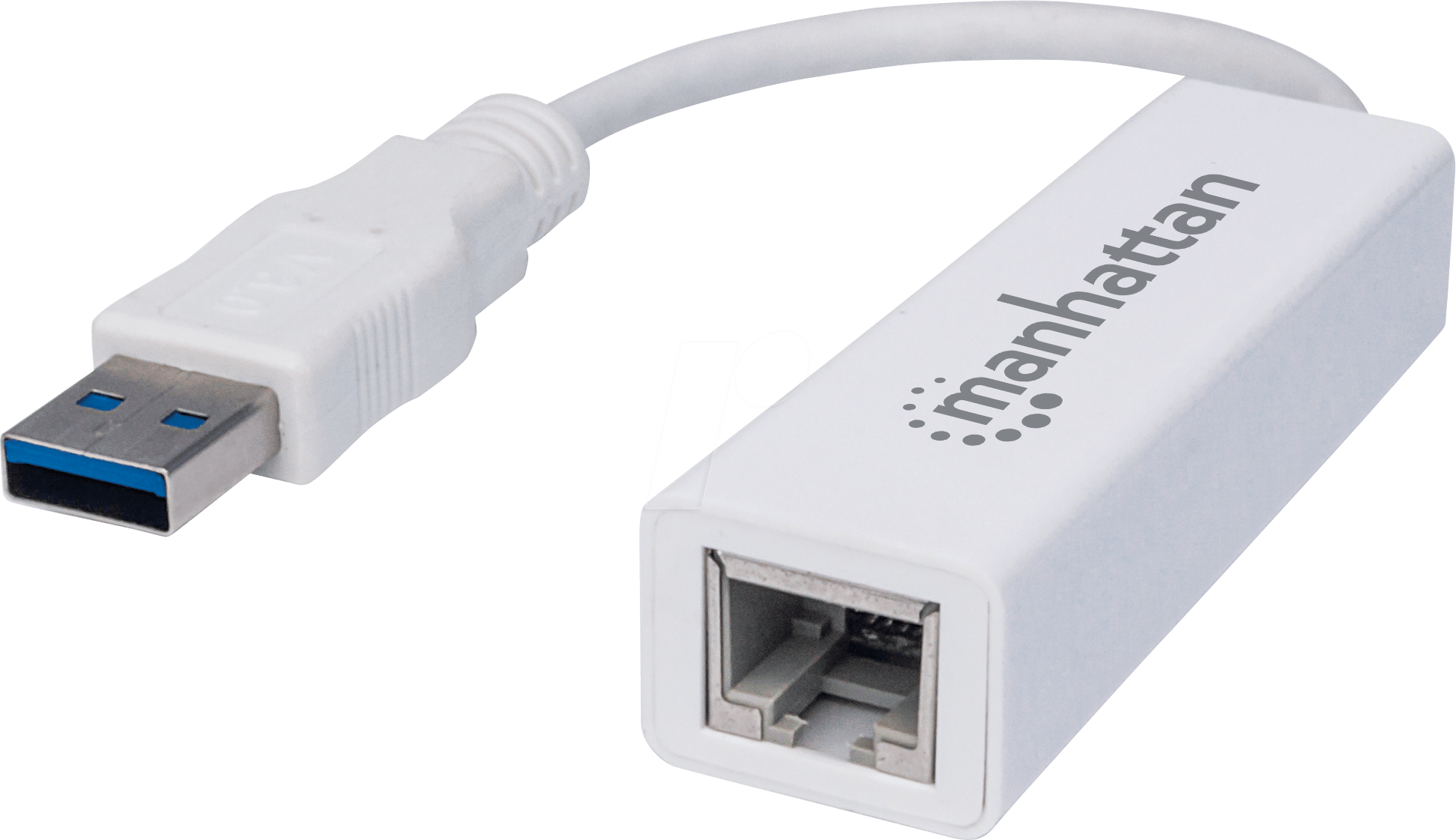 0766623506847 - USB-A Gigabit Network Adapter White 10 100 1000 Mbps Network USB 30 Ethernet RJ45 Three Year Warranty Blister - Netzwerkadapter - USB 30 - Gigabit Ethernet