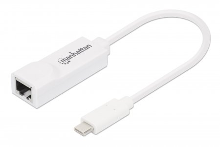 0766623507585 - USB-C to Gigabit (10 100 1000 Mbps) Network Adapter White supports up to 2 Gbps full-duplex transfer speed RJ45 Three Year Warranty Blister - Netzwerkadapter - USB-C 31 Gen 1 - Gigabit Ethernet x 1