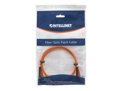 0766623515757 - INTELLINET LWL Anschlusskabel ST ST 1m  Multimode OM1 orange