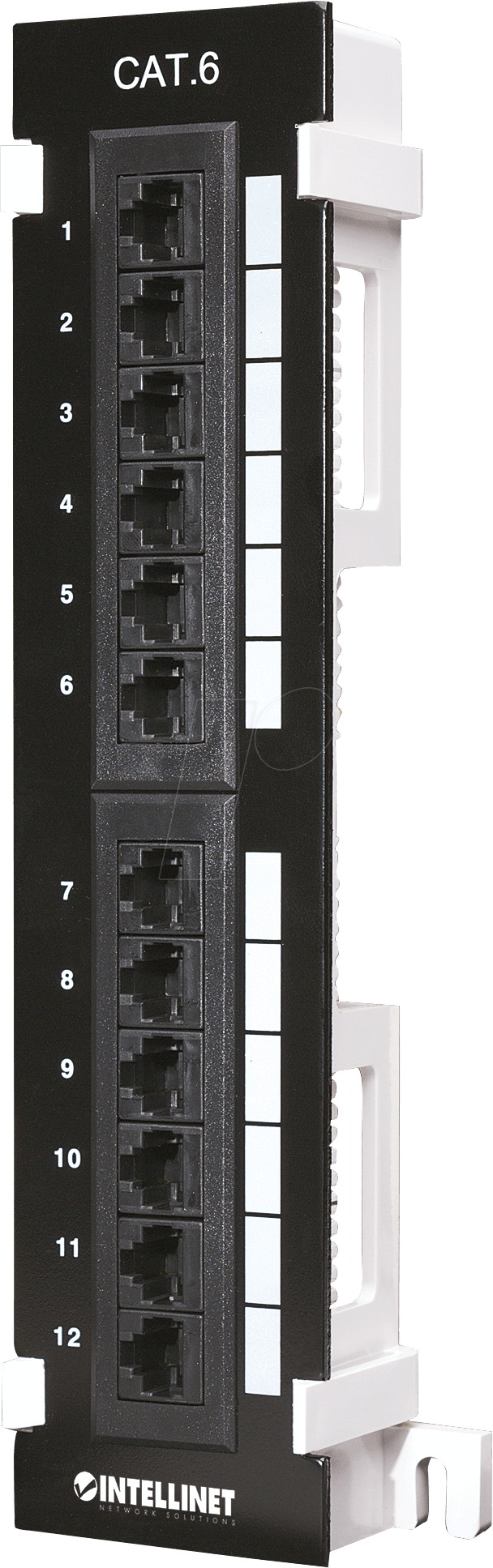 0766623560269 - Intellinet 12-Port Cat6 Patchpanel zur Wandmontage UTP - Patch Panel