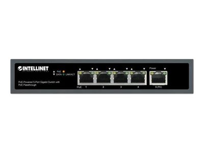 0766623561808 - PoE-Powered 5-Port Gigabit Netzwerk Switch RJ45 10   100   1000 MBit s IEEE 8023af (1295 W) IEEE 8023at (255 W) IEEE 8023bt