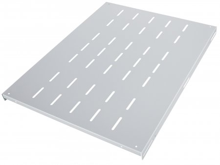 0766623712255 - 712255 19 Zoll Netzwerkschrank-Geräteboden 1 HE Festeinbau Geeignet für Schranktiefe ab 1000 mm Grau