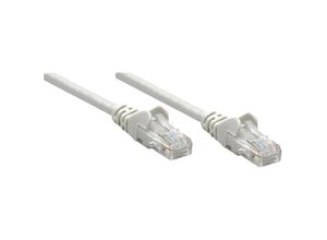 0766623737302 - 737302 RJ45 Netzwerkkabel Patchkabel cat 5e u utp 025 m Grau 1 St - Intellinet