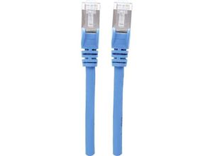 0766623741149 - 741149 RJ45 Netzwerkkabel Patchkabel CAT 6a S FTP 1500 m Blau Folienschirm Geflechtschirm Geschirmt HDMI-fähig Halogenfrei 1 St