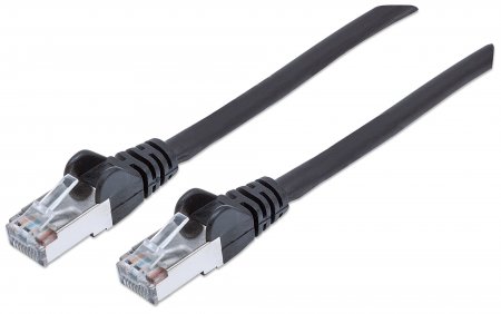 0766623741224 - 741224 RJ45 Netzwerkkabel Patchkabel CAT 6a S FTP 3000 m Schwarz Folienschirm Geflechtschirm Geschirmt HDMI-fähig Halogenfrei 1 St 0766623741224 - 741224 RJ45 Netzwerkkabel Patchkabel CAT 6a S FTP 3000 m Schwarz Folienschirm Geflechtschirm Geschirmt HDMI-fähig Halogenfrei 1 St