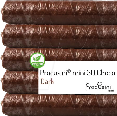 0766734616442 - 10250M - Procusini mini 3D Choco Dark (vegan)