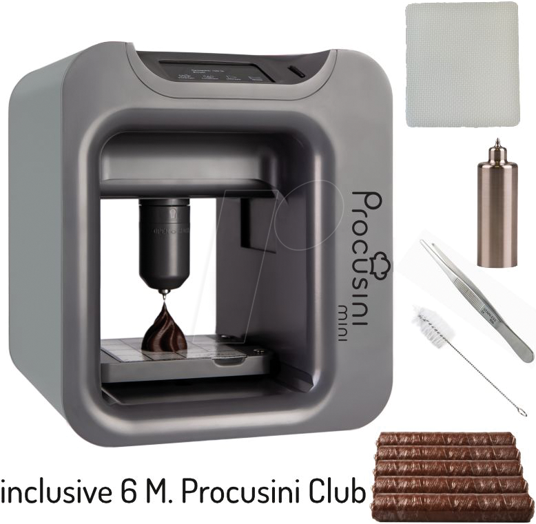 0766734616671 - 00060B - 3D-Schokodrucker Procusini mini Basic-Paket