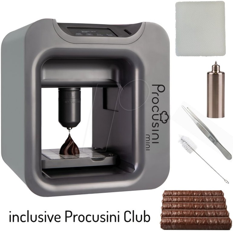 0766734616688 - 00060M - 3D-Schokodrucker Procusini mini Starter-Paket