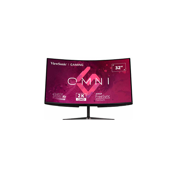 0766907019056 - ViewSonic 32 Bildschirm OMNI Gaming VX3218C-2K - LED monitor - curved - QHD - 32 - Black - 1 ms AMD FreeSync Premium