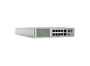 0767035218595 - CentreCOM AT-GS980MX 10HSM - Switch - L3 Lite - managed - 8 x 100 1000 25G 5G (PoE++) + 2 x 10 Gigabit SFP+ - an Rack montierbar