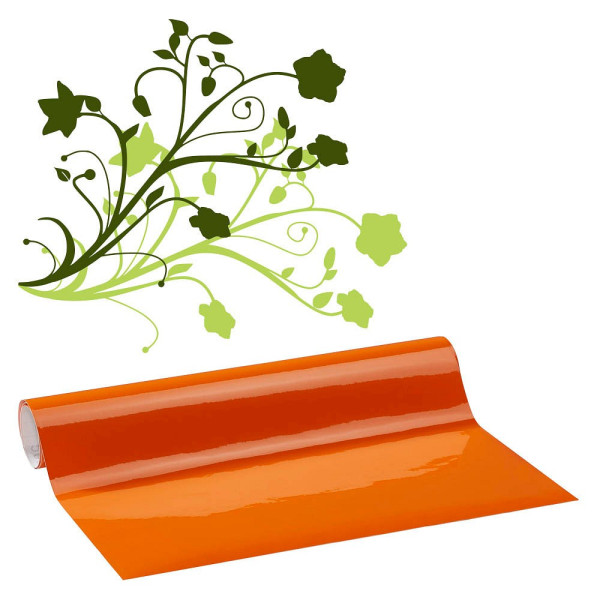 0767523867663 - Vinylfolie permanent orange 315 cm x 10 m 1 Rolle 0767523867663 plottiX