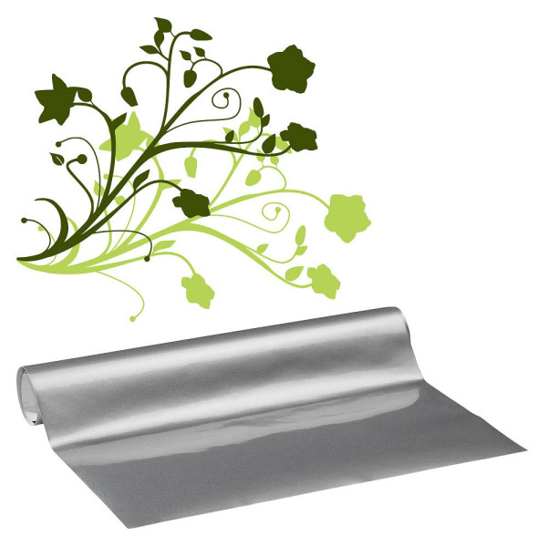 0767523867922 - Vinylfolie permanent silber 315 cm x 10 m 1 Rolle 0767523867922 plottiX