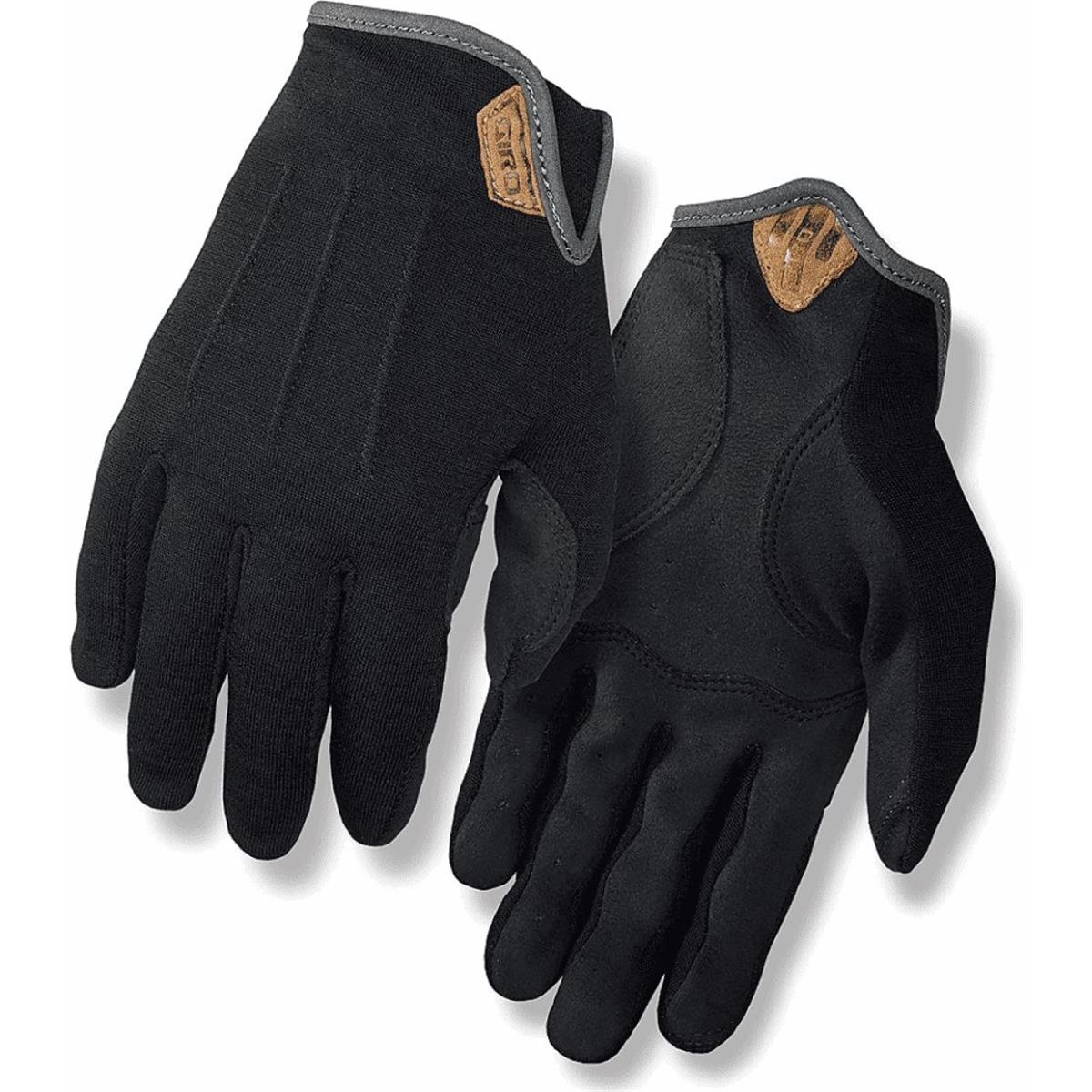 0768686010989 - Lange GIRO DWOOL Handschuhe aus Merinowolle Schwarz XL mit Touchscreen-Technologie