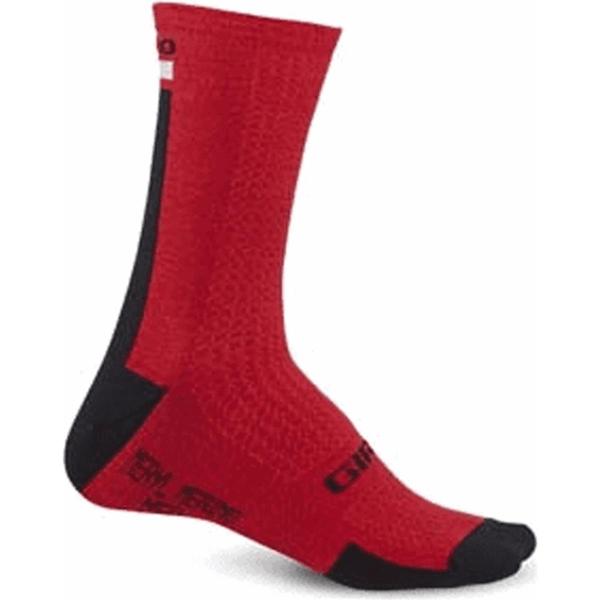 0768686082863 - HRc Grip Socken Rot Schwarz Größe 36-39 - Kompression Fußstütze Meryl Skinlife