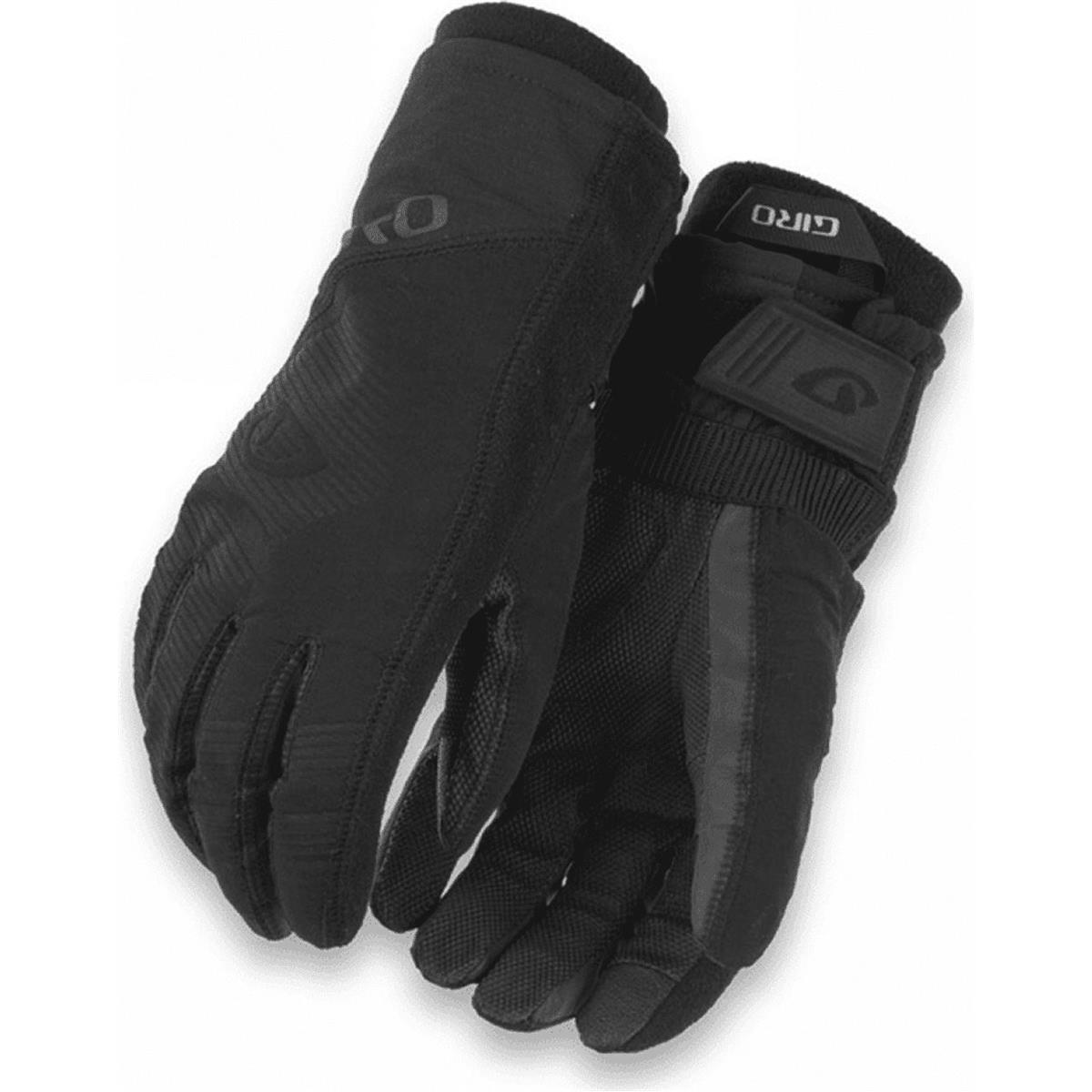 0768686149825 - Lange Schwarze Winterhandschuhe Größe L Touchscreen Wasserdicht mit Reflektierender Technologie und Recyclingfaser