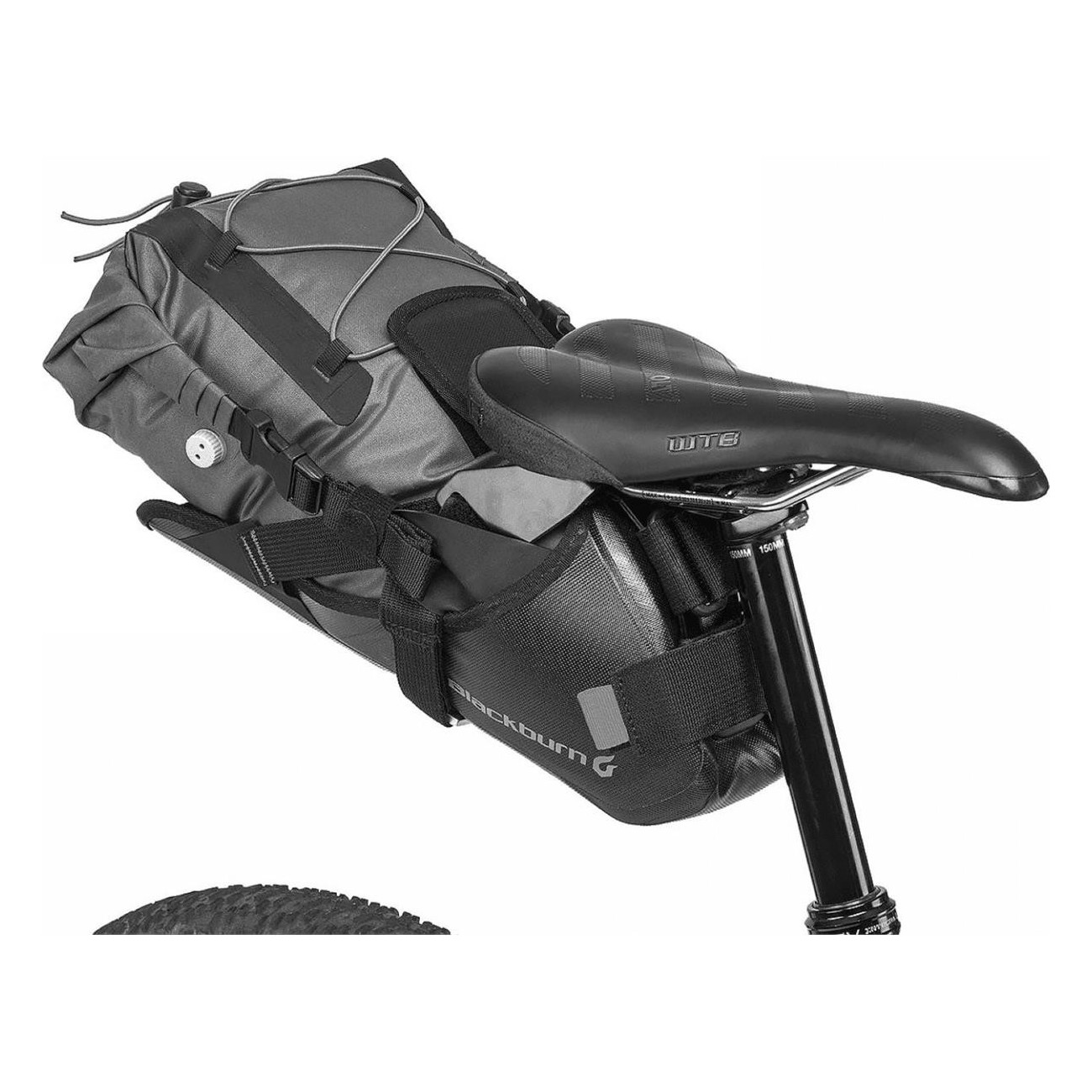 0768686167768 - Wasserdichte Outpost Elite Satteltasche 525-695L für Bikepacking 0768686167768 - Wasserdichte Outpost Elite Satteltasche 525-695L für Bikepacking