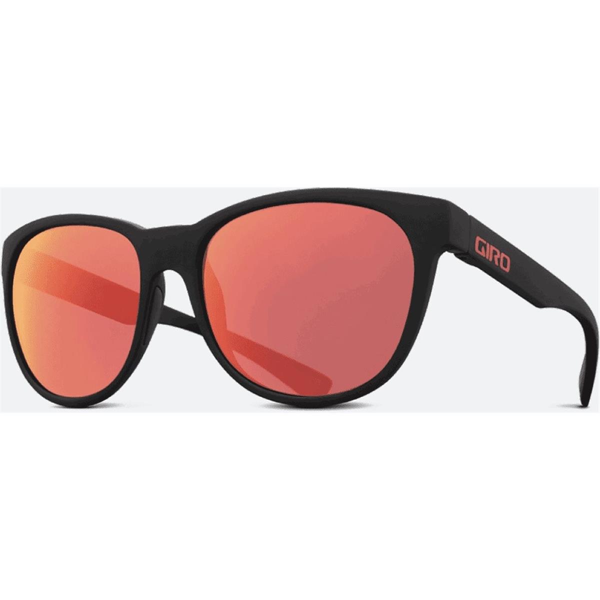 0768686325236 - GIRO Loot Lifestyle Brille Schwarz und Rot mit VIVID ZEISS Linsen