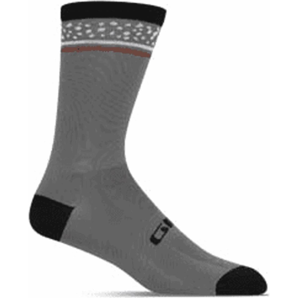 0768686407079 - Comp Racer High Rise Socken Grau Schwarz Größe 40-42 - Komfort & Stil für Radfahrer