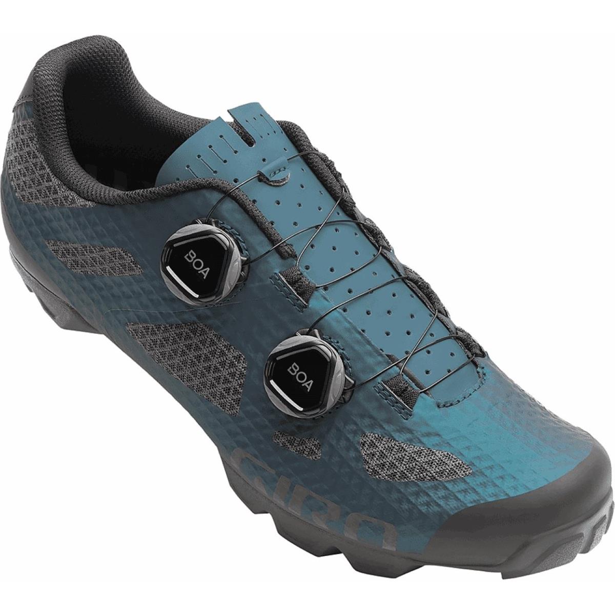 0768686456633 - Sektor Schuhe Blau Irideszent mit Carbon-Sohle - Größe 48 Synchwire Dual BOA L6