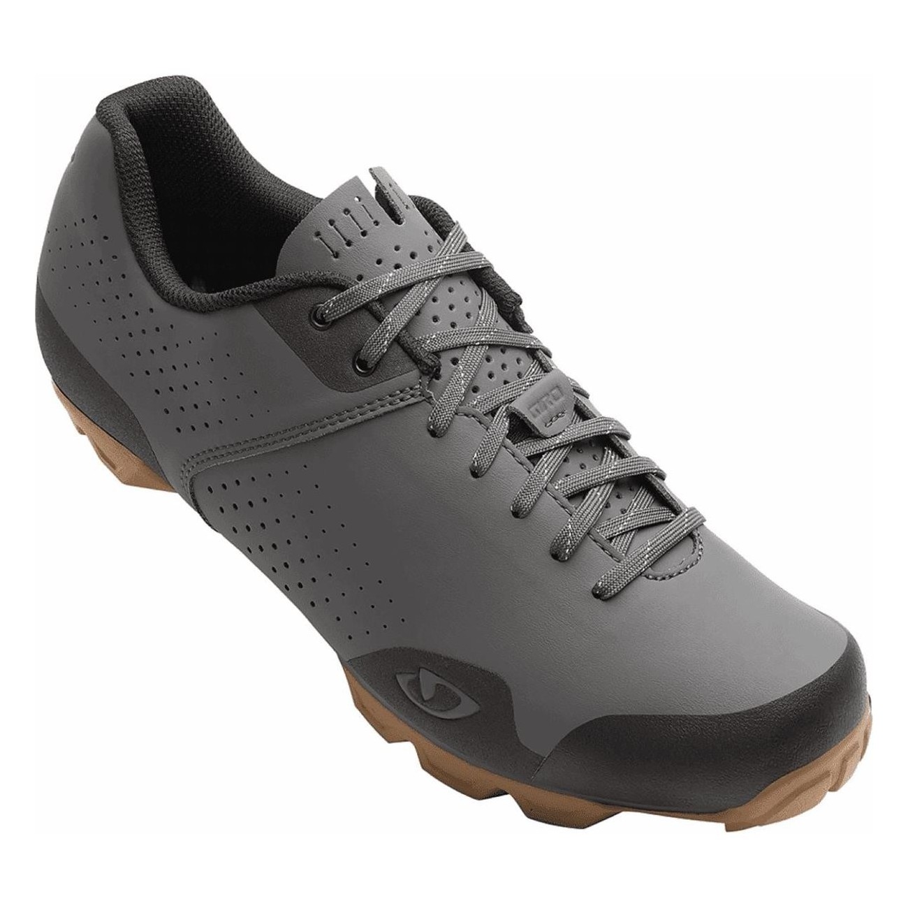 0768686457012 - MTB Schuhe Privateer Lace Dunkelgrau - Größe 42 Robust und Perfekt für Offroad