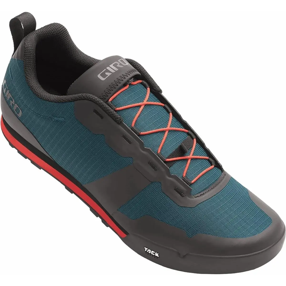 0768686459139 - Tracker Fastlace Schuhe Blau Rot Größe 47 mit effektivem Grip für Flat-Pedale