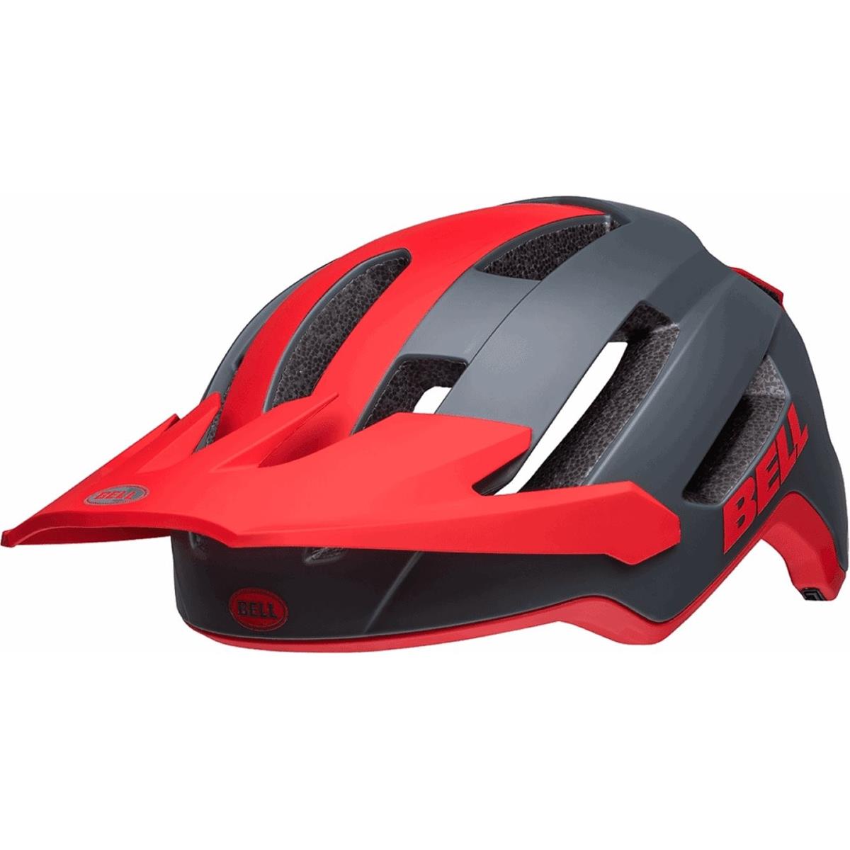 0768686471971 - 4Forty Air MIPS Helm Grau Rot Größe M (52-56 cm) - Ideal für Trail mit Belüftung und Schutz