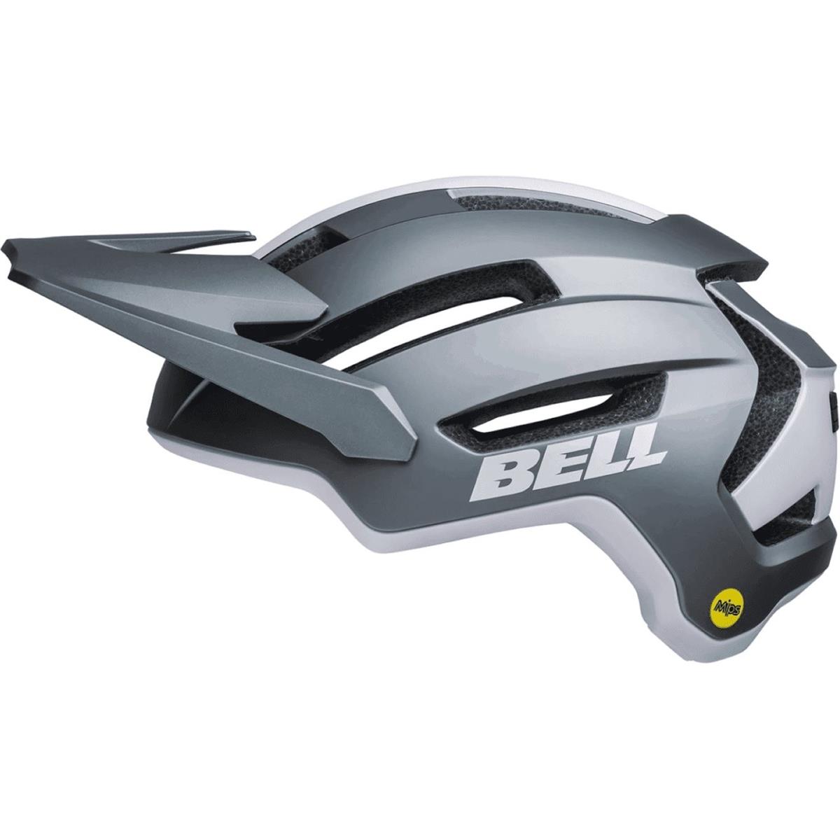 0768686472060 - 4Forty Air MIPS Helm Grau Matt Nimbus Größe 52-56 cm Trail mit Sicherheit und Komfort