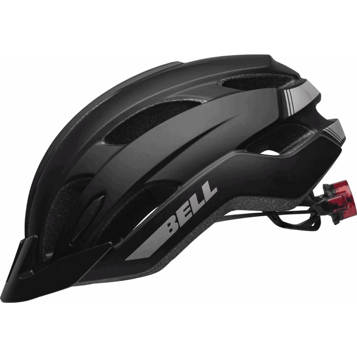 0768686478901 - Fahrradhelm Trace LED Schwarz Matt 2022 Größe 50-57 cm mit wiederaufladbarem Licht