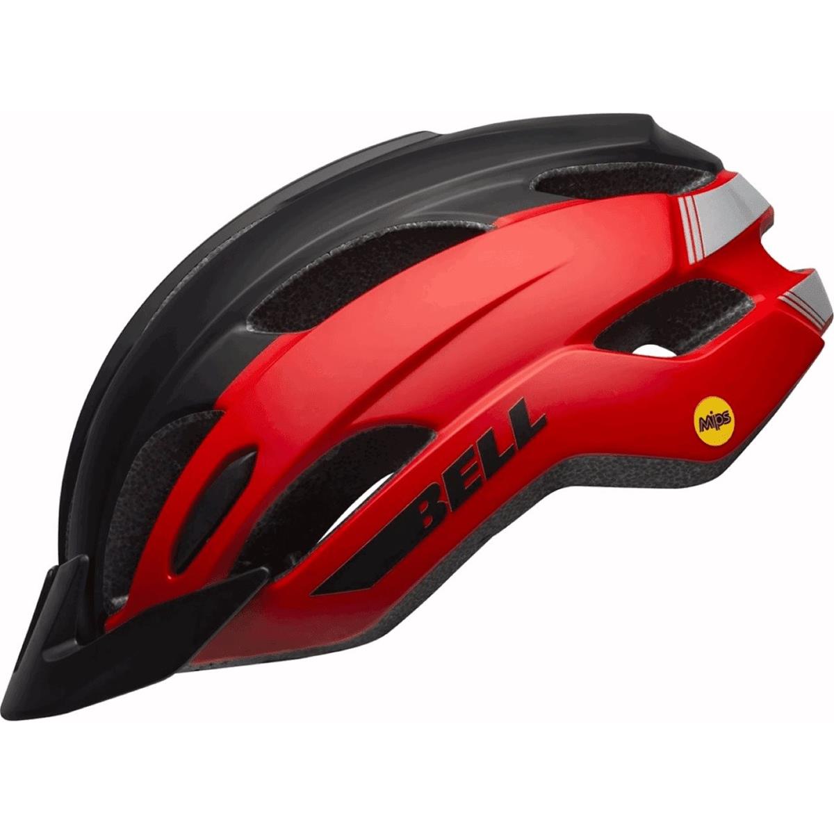 0768686479021 - Trace MIPS Helm Schwarz und Rot Matt mit Ergo Fit System Größe 54-61 cm