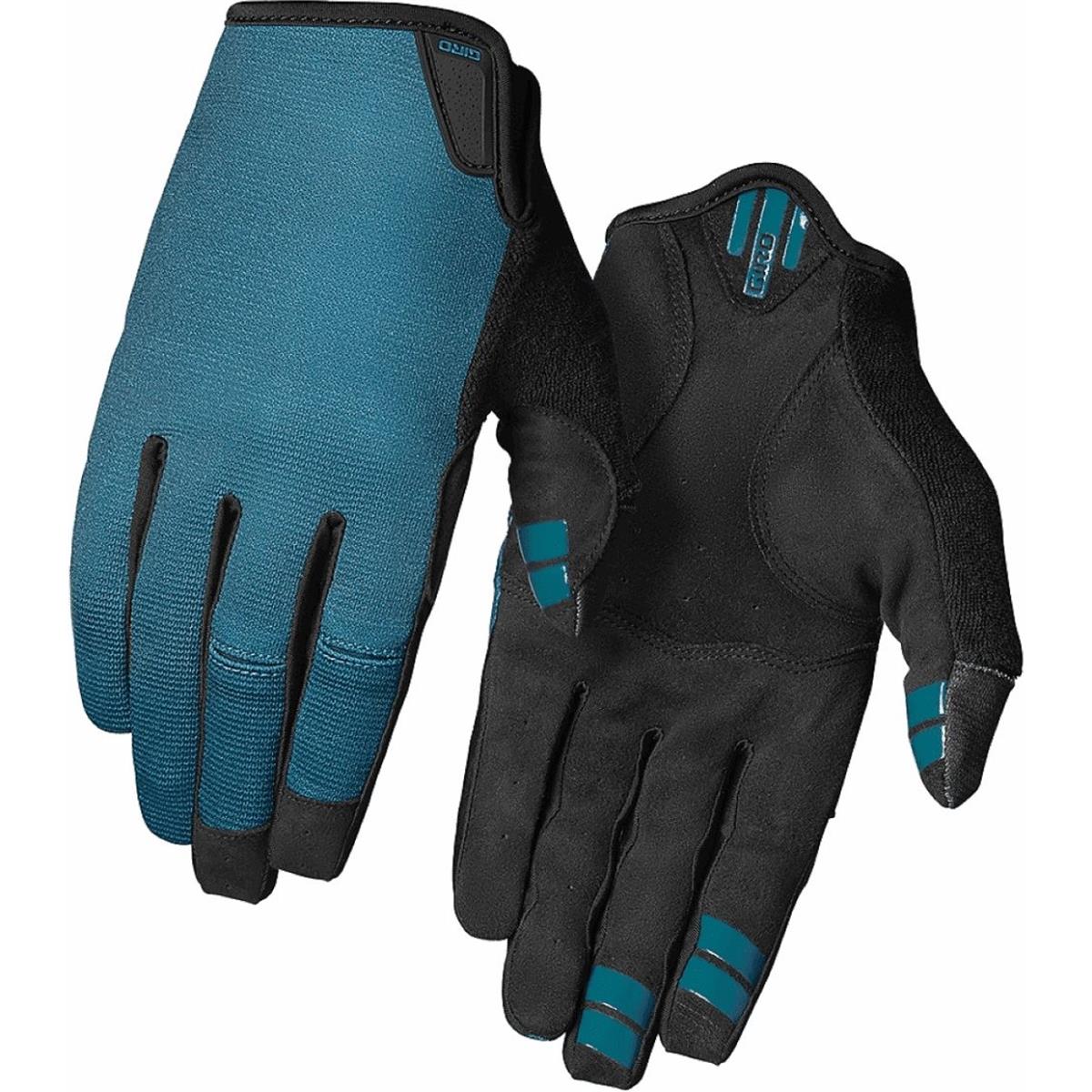 0768686496820 - DND 2022 Lange Handschuhe Blau Größe L für Sommer-Radsport - Atmungsaktiv und Strapazierfähig mit AX Suede™ Handfläche