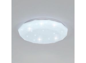 0769581921042 - Comely - led Deckenleuchte 24W Deckenlampe Stern led Moderne LED-Deckenleuchte Diamant für Kinderzimmer Küche Flur Schlafzimmer Badezimmer - Kaltweiß