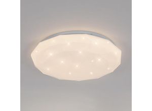 0769581921059 - Led Deckenleuchte 24W Deckenlampe Stern led Moderne LED-Deckenleuchte Diamant für Kinderzimmer Küche Flur Schlafzimmer Badezimmer - Neutralweiß 4000K