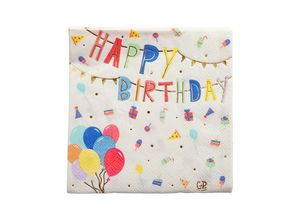 0771877971044 - Servietten HAPPY BIRTHDAY 20 Stück