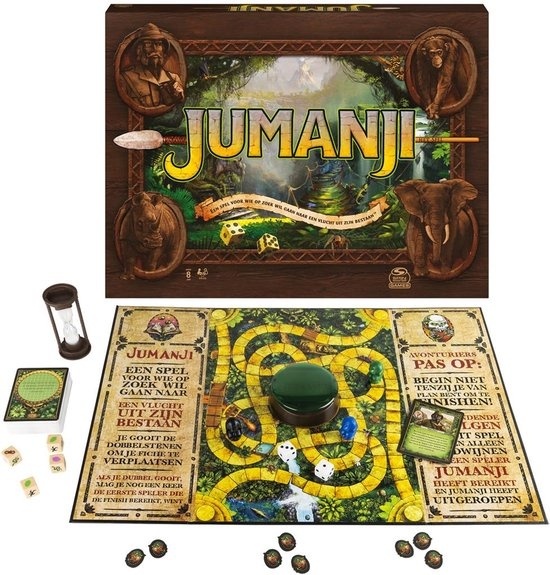 0778988416433 - Jumanji Das Spiel - Abenteuer-Brettspiel