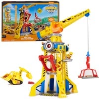 0778988486221 - Rubble & Crew - Baupfoten Hof Kran-Spielset Spielfahrzeug