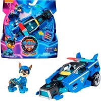 0778988486467 - Paw Patrol Mighty Kinofilm - Basis Fahrzeug von Chase mit Welpenfigur Spielfahrzeug