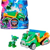 0778988486474 - Paw Patrol Mighty Kinofilm - Basis Fahrzeug von Rocky mit Welpenfigur Spielfahrzeug