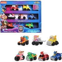 0778988492444 - Paw Patrol Der Mighty Kinofilm 7-teiliges Pup Squad Racers-Geschenkset Spielfahrzeug