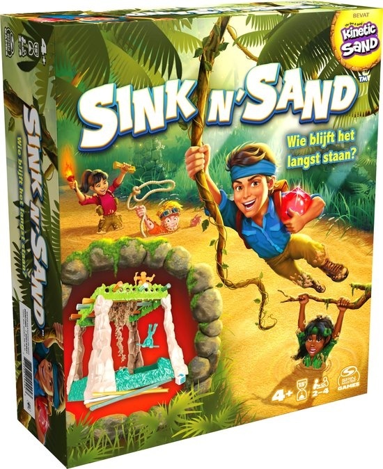 0778988494943 - Sink N Sand - Actionspiel mit kinetischem Sand - Brettspiel - ab 4 Jahren