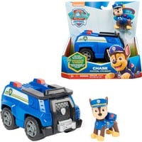 0778988507551 - Paw Patrol - Polizei-Fahrzeug mit Chase-Figur Spielfahrzeug