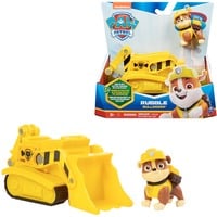 0778988507582 - Paw Patrol - Baustellen-Fahrzeug mit Rubble-Figur Spielfahrzeug