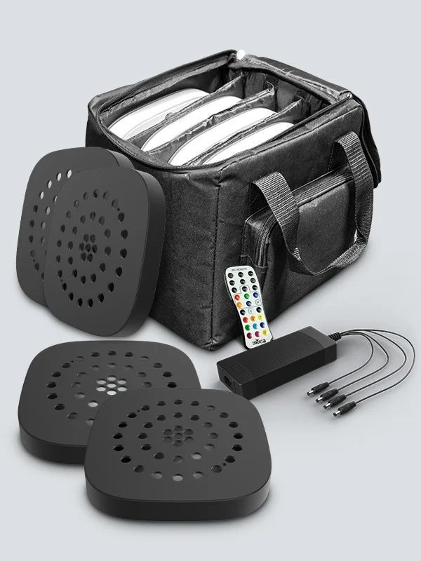 0781462219239 - DJ Freedom Centerpiece 4er Pack !Abverkauf! Akkubetriebe Dekobeleuchtung
