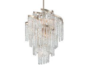 0782042032743 - Hudson Valley Lighting - Mont Blanc 9-flammiger Kronleuchter modern Leaf venezianisches Glas