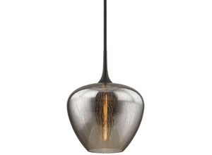 0782042229150 - Hudson Valley Lighting - West End 1 Pendelleuchte Vintage Bronze Glas