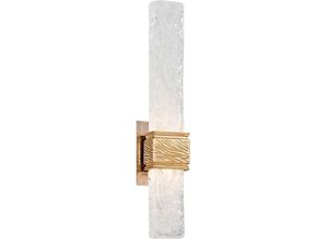 0782042455122 - Hudson Valley Lighting - Hudson Valley Freeze 2-Licht-Wandleuchte Blattgold