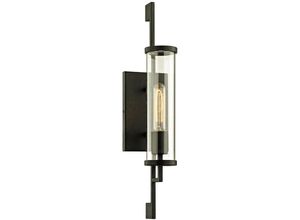 0782042684652 - Hudson Valley Lighting - Park Slope 1 Lichtwand Schmiedeeisen Glas IP44