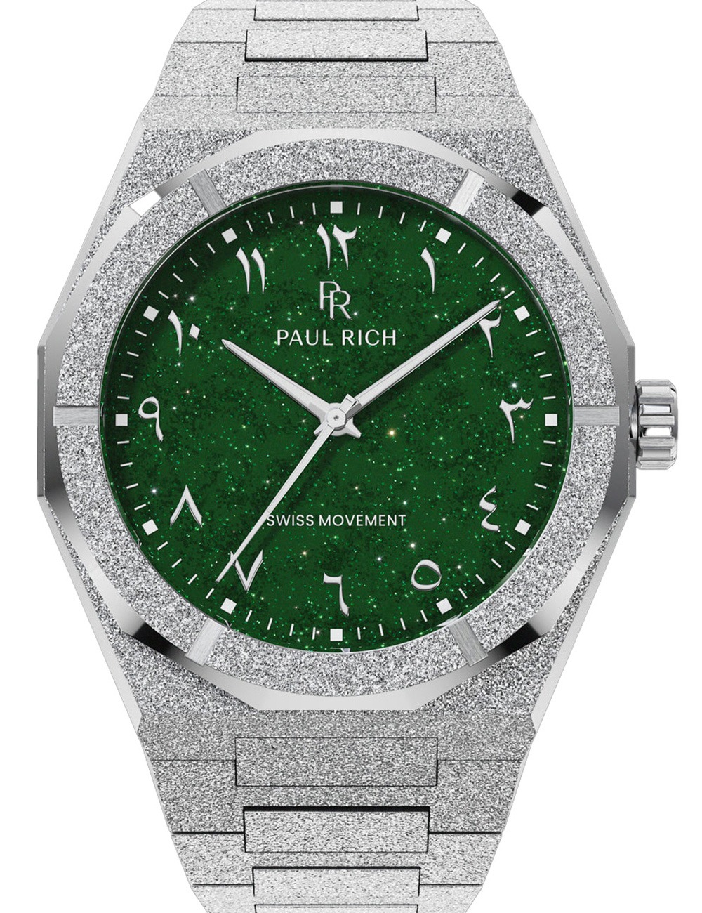0783385627924 - PR-45269 Herrenuhr Frosted Star Dust II Emerald Mirage 43mm 5ATM